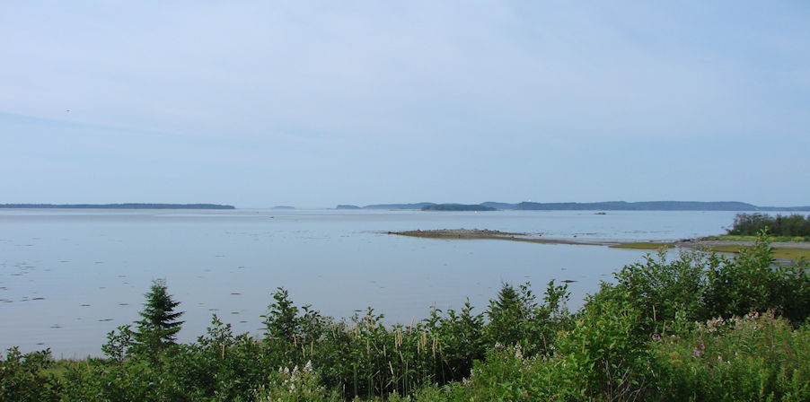 Beautiful views from Whiting over the Bay